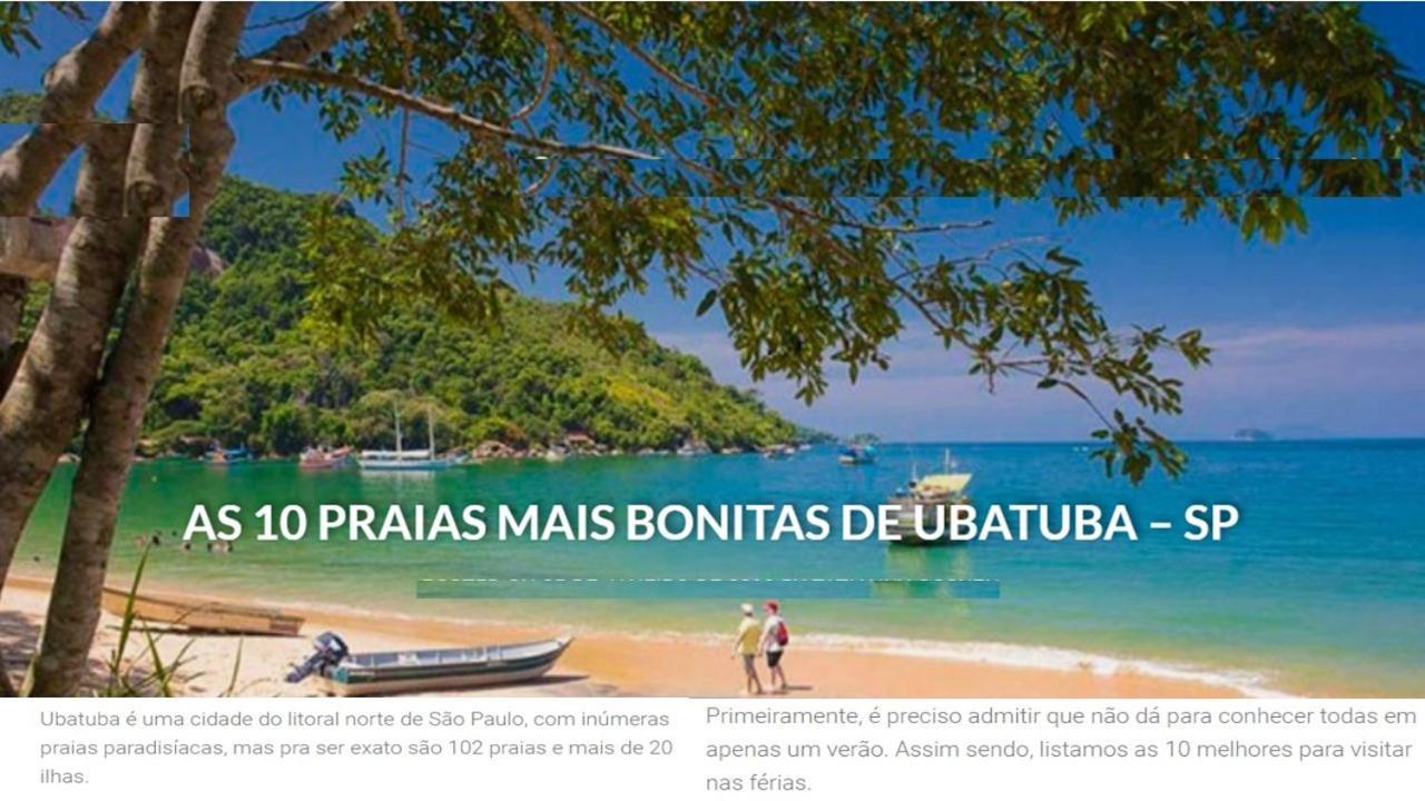 Apartamento Ubatuba - Praia grande - 80m da Praia - Até 8 Pessoas - Praia Grande Ubatuba - 2 Quartos Esterno foto